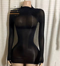 Mesh Mini Dress