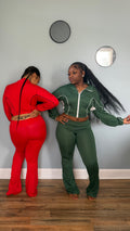 Cropped Jacket Yoga Set